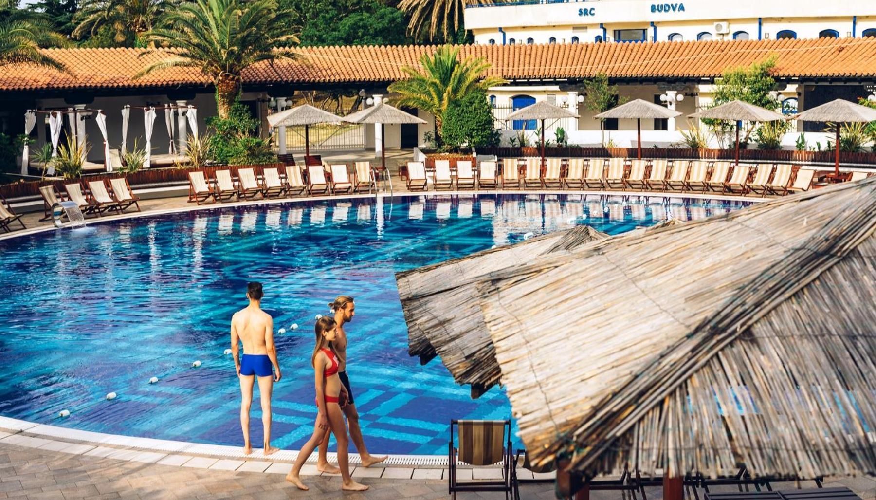 Hotel Slovenska Plaza Standard Budva Exterior foto